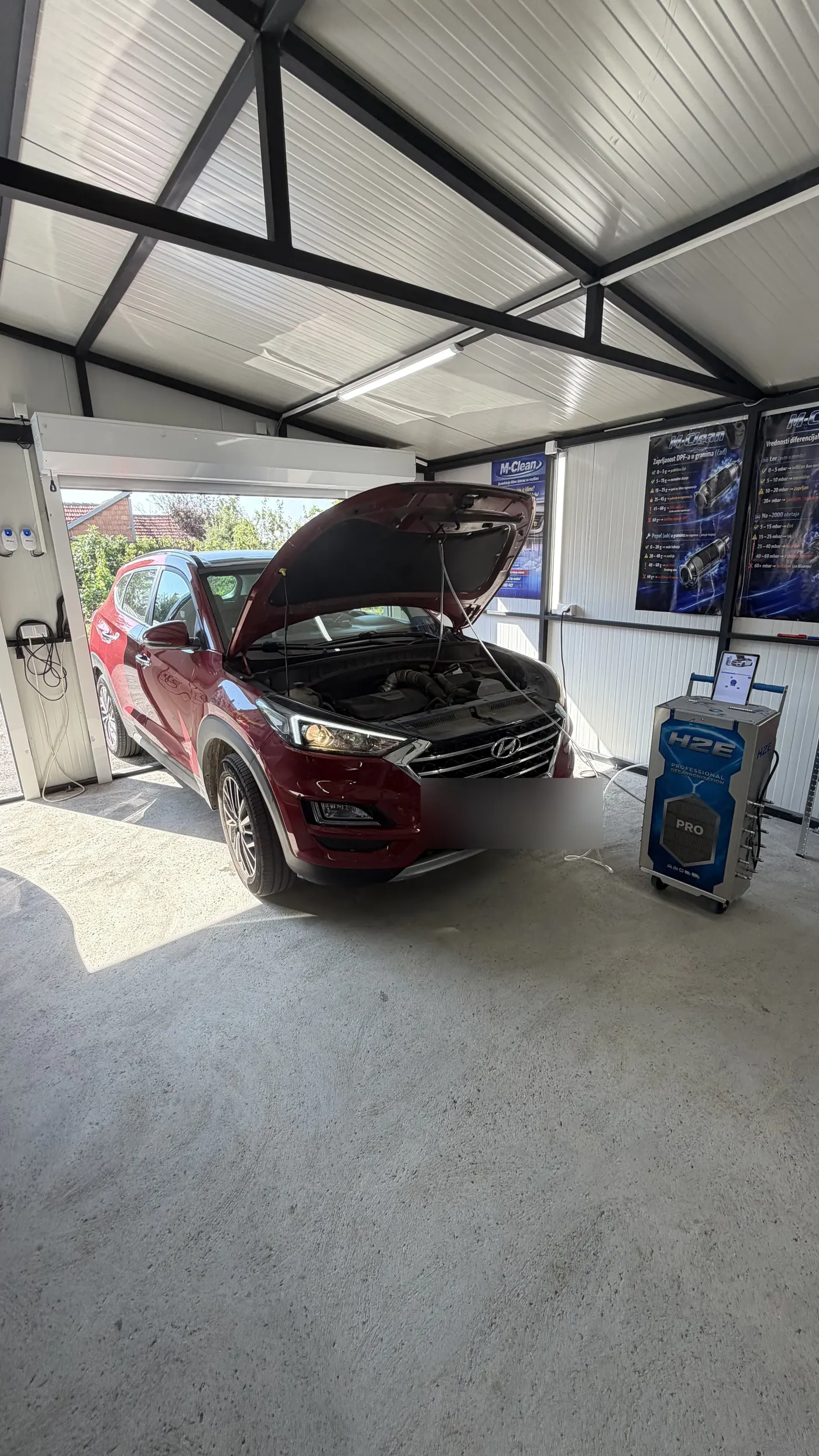 Hyundai Tucson tokom tretmana dekarbonizacije vodonikom